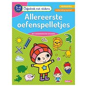 Oefenboek met Stickers - Allereerste Oefenspelletjes (3-4jr)