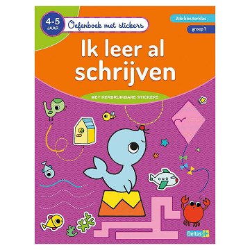 Practice Book with Stickers - I'm Learning to Write (4-5 years)
