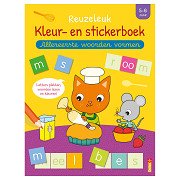 Great Coloring and Sticker Book - Forming very first words