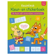 Tolles Mal- und Stickerbuch – ich kann schon Wörter bilden