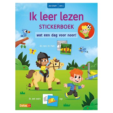 Ich lerne das Stickerbuch lesen – Was für ein Tag für Noor! AVI-Start