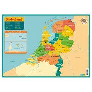 Educational coaster - Map of the Netherlands