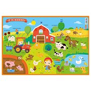 Educational coasters Preschool - On the farm