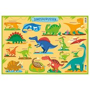 Educational coasters Preschool - Dinosaurs