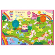 Educational coasters Preschool - Unicorns