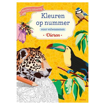 Color by Number for Adults - Animals