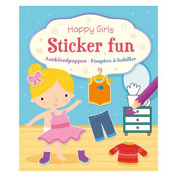 Happy Girls Sticker Fun - Dress Up Dolls