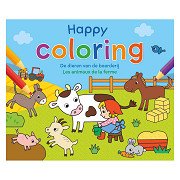 Happy Coloring - De Dieren van de Boerderij