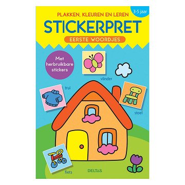Sticker Fun First Words Sticking, Coloring and Learning (3-5 years)