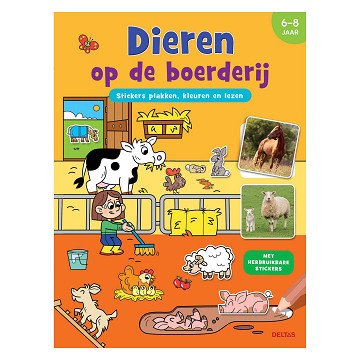 Stickerboek - Dieren op de boerderij