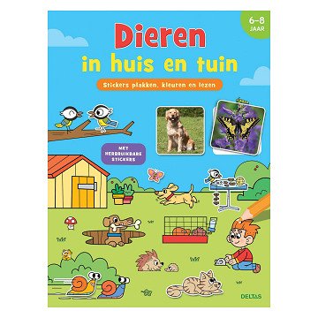 Stickerbuch - Tiere in Haus und Garten