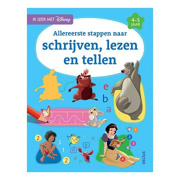 Disney Ik Leer met - Schrijven, Lezen en Tellen (4-5 j.)