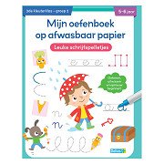 Übungsheft aus abwaschbarem Papier. Lustige Schreibspiele (5–6 J.)