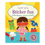 Super Girls Sticker Fun - Ankleidepuppen-Stickerbuch
