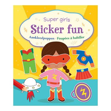 Super Girls Sticker Fun - Ankleidepuppen-Stickerbuch