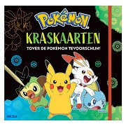 Pokémon 8 Rubbelkarten und Rubbelstift