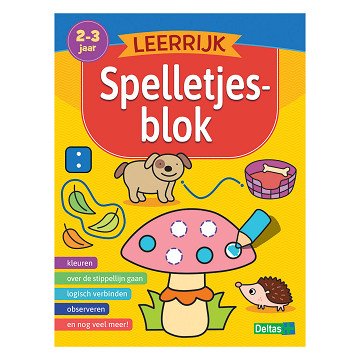 Leerrijk spelletjesblok 2-3 jaar