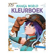 Manga World Coloring Book