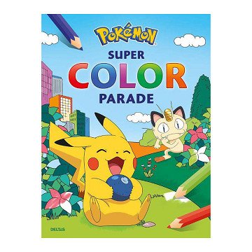 Pokémon Super Color Parade Malbuch