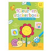 My First Words Coloring and Sticker Book - Ages 3-5