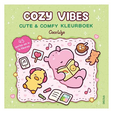 Cozy Vibes Cute & Comfy Kleurboek Coco Wyo