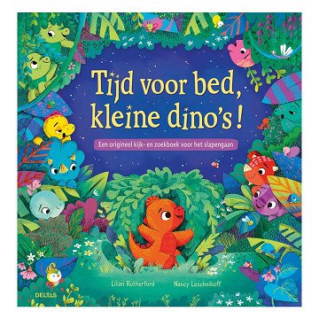 Time for bed, little dinos! Look-and-find book