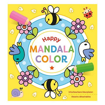 Happy Mandala Color Coloring Book