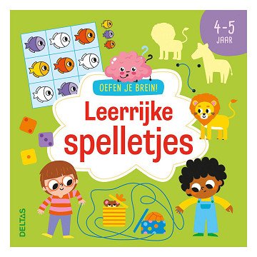 Oefen je Brein! Leerrijke Spelletjes - 4-5 Jaar