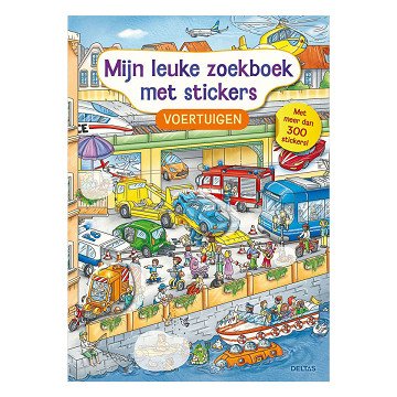 Mijn Leuke Zoekboek met Stickers - Voertuigen