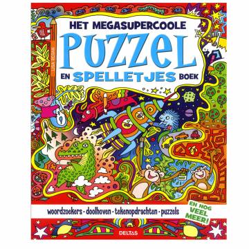 The Super Cool Puzzle and Game Book