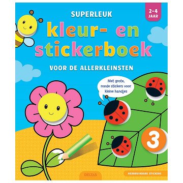 Superspaßiges Mal- und Stickerbuch für die Kleinsten