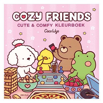 Cozy Friends Cute & Comfy kleurboek Coco Wyo