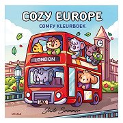 Gemütliches Europa – Gemütliches Malbuch Jade Sommer