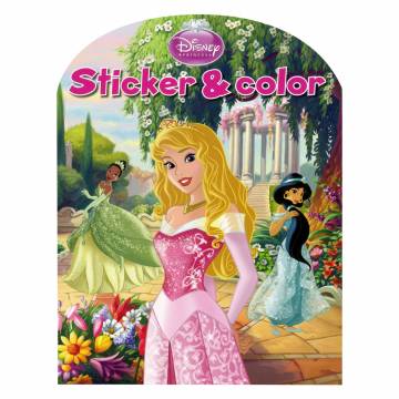 Disney Sticker & Color - Disney Prinses