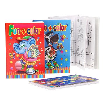 Fun & Color Coloring and Games Booklet