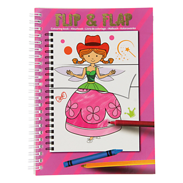 Flip Flap Kleurboek - Roze