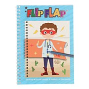 Flip Flap Coloring Book - Blue