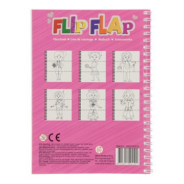 Flip Flap Coloring Book