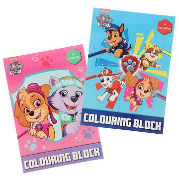 PAW Patrol Farbblock mit Aufklebern