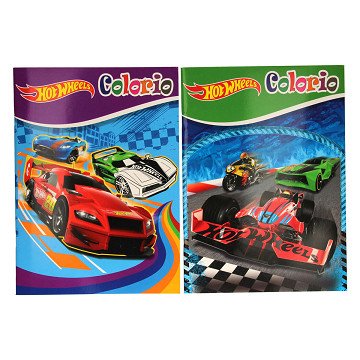 Hot Wheels Colorio Coloring Book