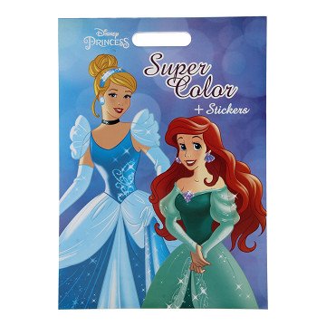Disney Prinses Super Color Malbuch XXL mit Aufklebern