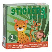 Animal Stickers on a Roll, 3mtr.