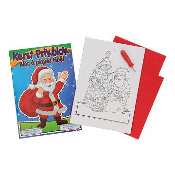 Weihnachtsfarbe und Prickelset