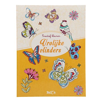 Creatief Kleuren - Vrolijke Vlinders