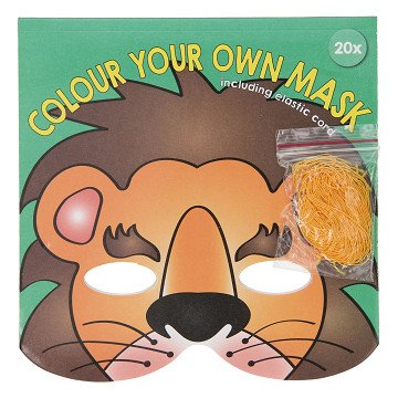 Making Masks Craft Book Animals, 20 pcs