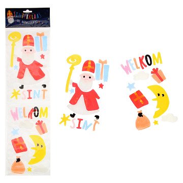 Window stickers Sinterklaas celebration