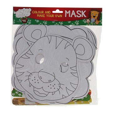 Masks Colors - Jungle, 4pcs.