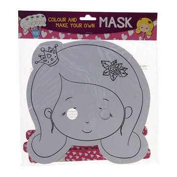 Masks Coloring - Princess, 4pcs.