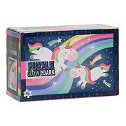 Puzzle Glow in the Dark - Einhorn, 100 Teile.