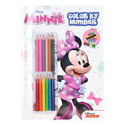 Color by Number - Minnie Mouse